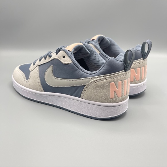 Women’s Shoes Nike Court Borough Low Prem Armory Blue/Pure Platinum Size 7.5 - Picture 3 of 15